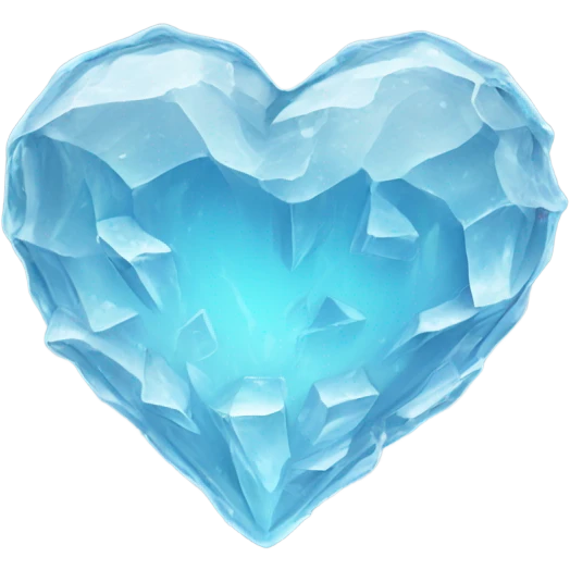 Ice heart emoji