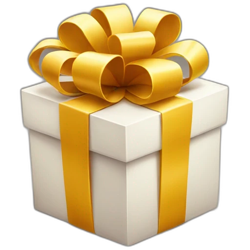 gift box with smile emoji