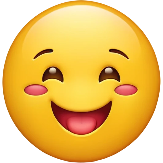 Yellow circle emoji bite lips emoji