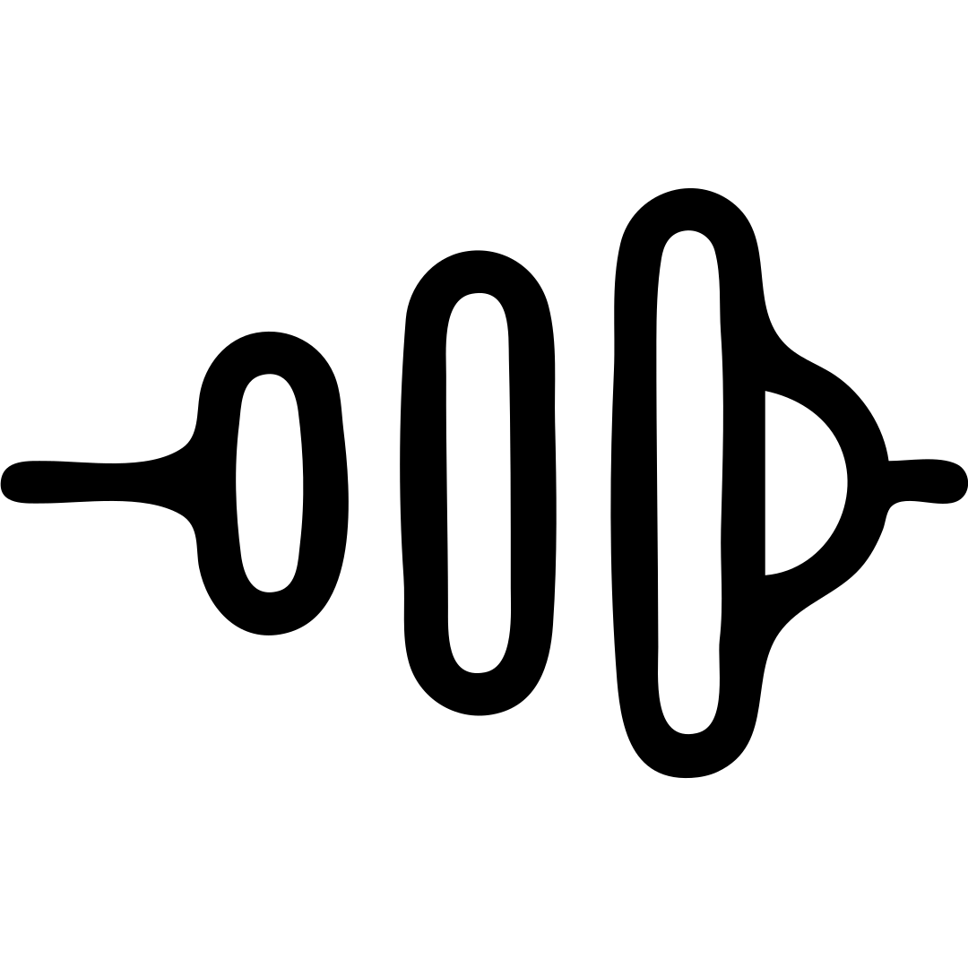 music equalizer and sound waves emoji