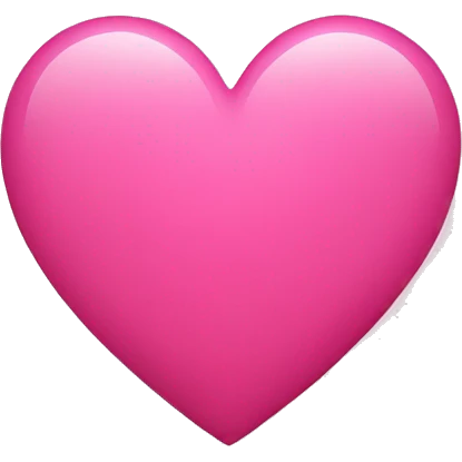 Heart pink emoji