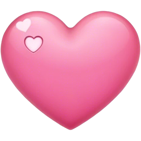 Pink heart emoji