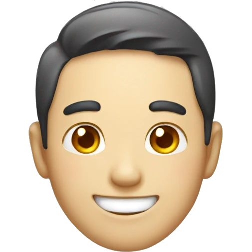  Korean smile man  emoji