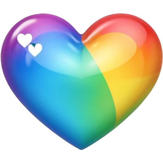 Corazón arcoíris  emoji