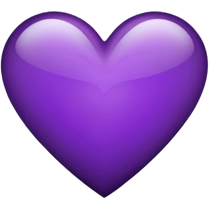 Dark purple heart emoji