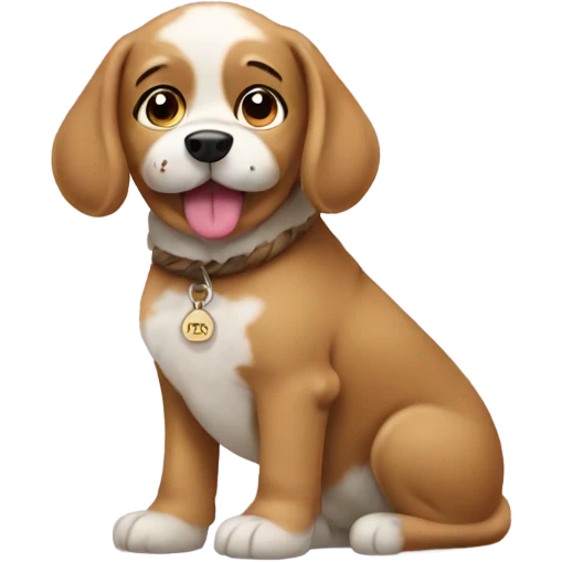 Dog with ugg emoji