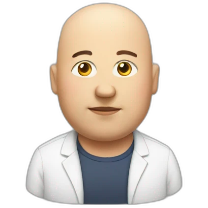 bald fat man emoji