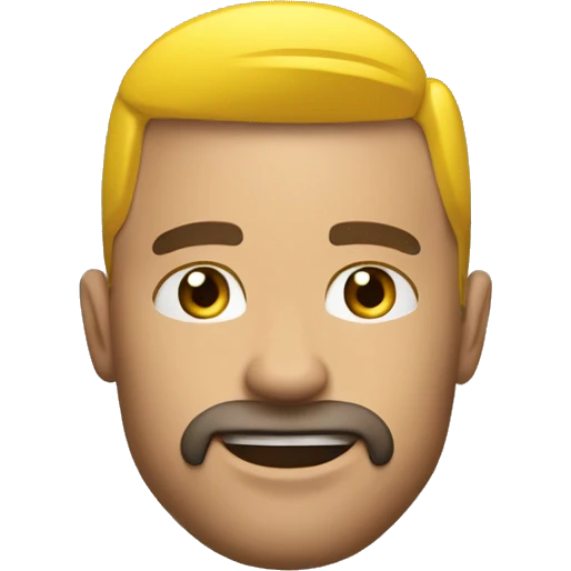 Hombre moreno con jockey amarillo haciendo el movimiento de cejas de dwayne jonhson emoji