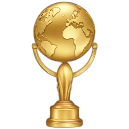 Golden globe real emoji