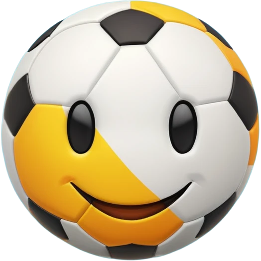 BALON DE FUTBOL CON EMOCIONES emoji