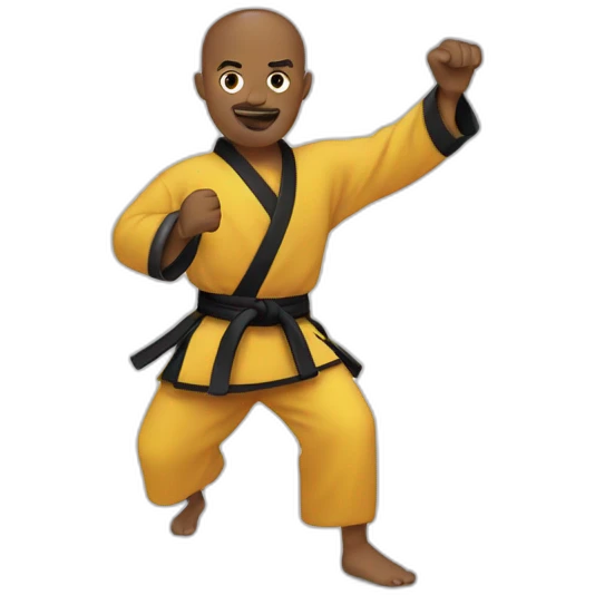 martial arts emoji