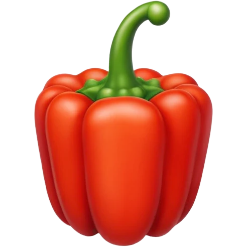 red bell pepper emoji