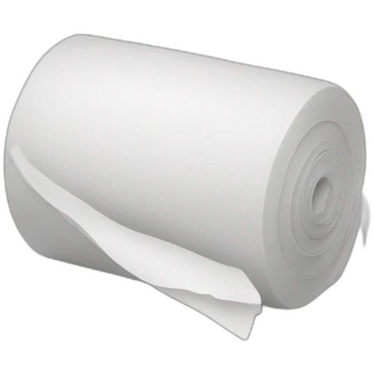 simple blanc tissue emoji