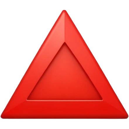 red triangle emoji