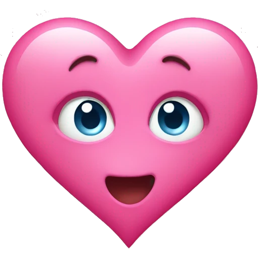 Pink heart emoji