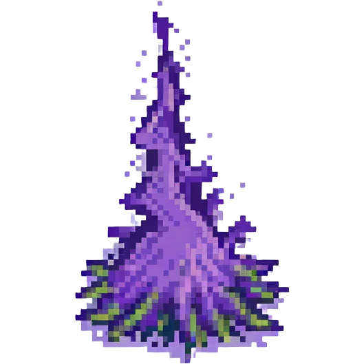 A purple paint splash emoji
