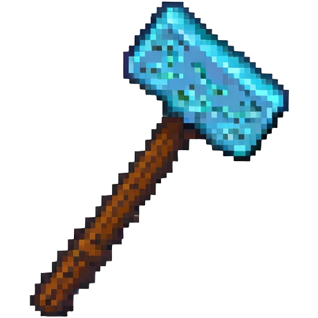 Minecraft pickaxe emoji