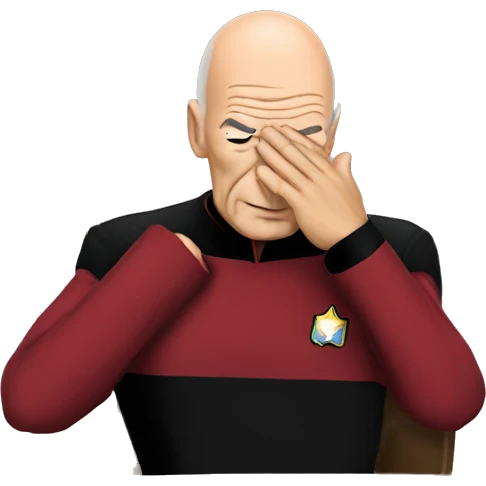 Captain Picard Facepalm emoji