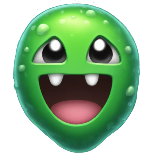 a slime like one from an rpg videogame  emoji