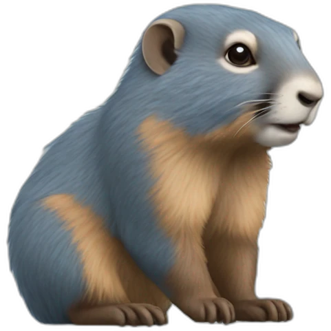 marmotte bleue emoji