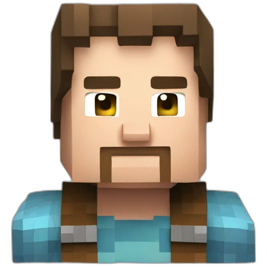 Minecraft steve emoji