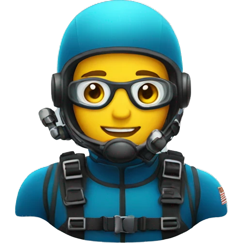 diver guy emoji