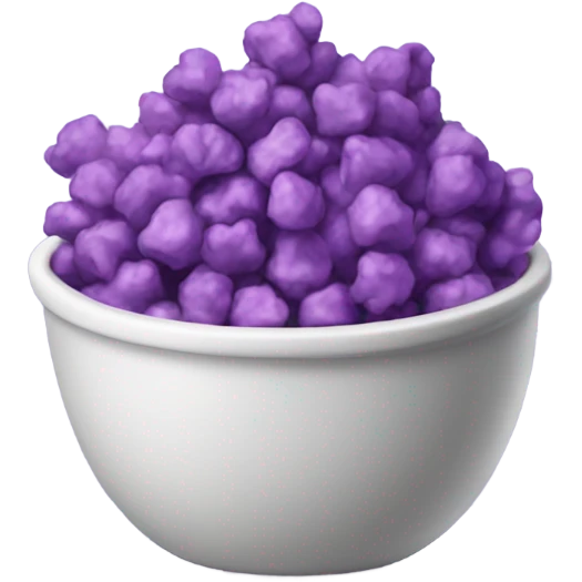 Purple porpcorn emoji