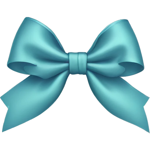 Coquette bow emoji
