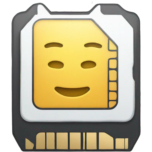 mobile sim card emoji