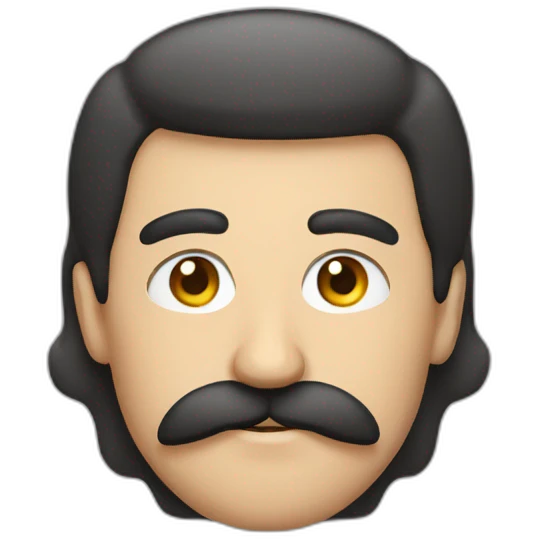 Turkish guy with mustache with fes emoji