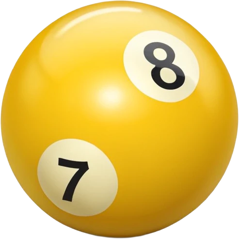 7 numbered billiard ball  emoji