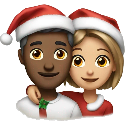 Couple, christmas, celebrate emoji