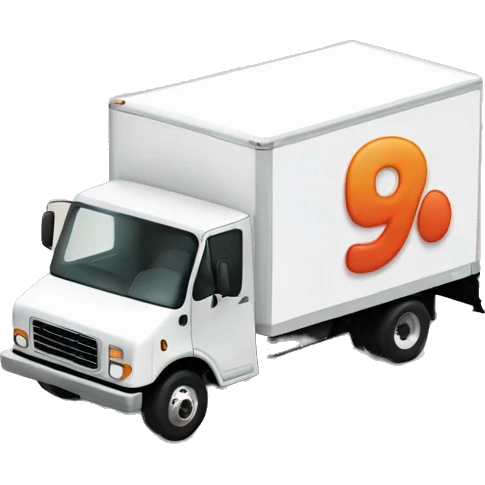 Boxtruck with letter "PGS” on the side emoji