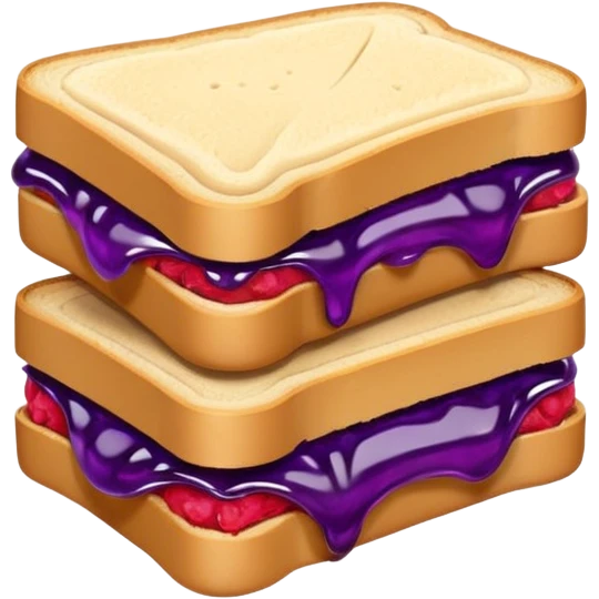 peanut butter & jelly sandwich  emoji