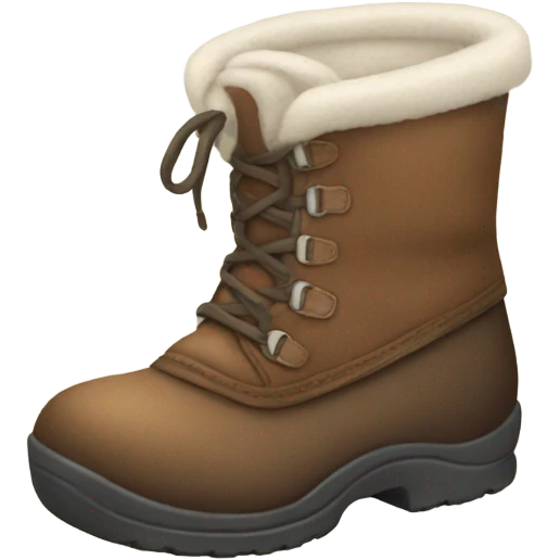Cozy winter boots emoji