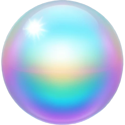 Pearl 3d hologram  emoji