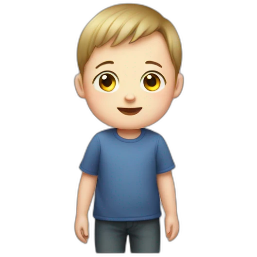 Kid with down syndrome emoji