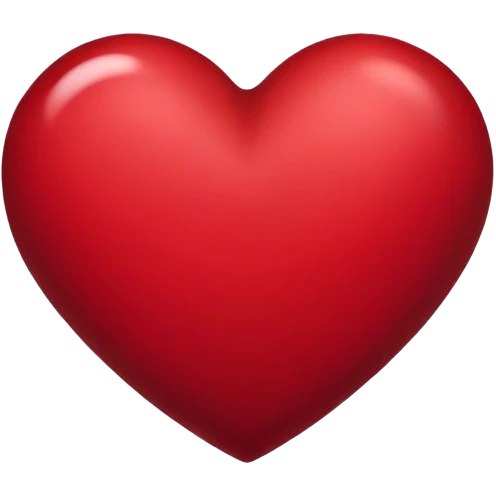 dark red heart emoji