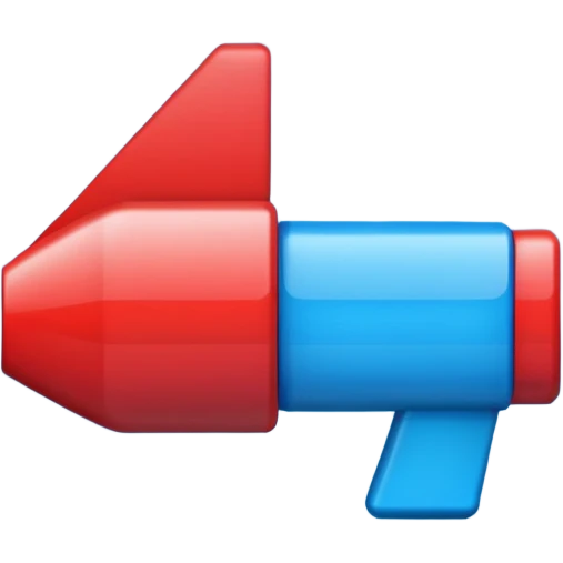  boom signal blue (#00A3E0) and red (#F9423A) emoji