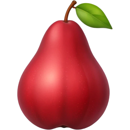 Red Pear emoji