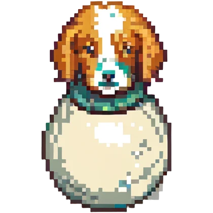 bowling skittle with puppy head on top emoji