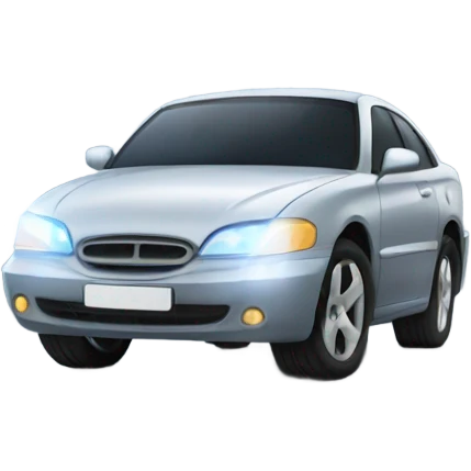 Car with light emoji