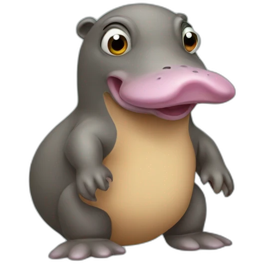 platypus-hippo emoji