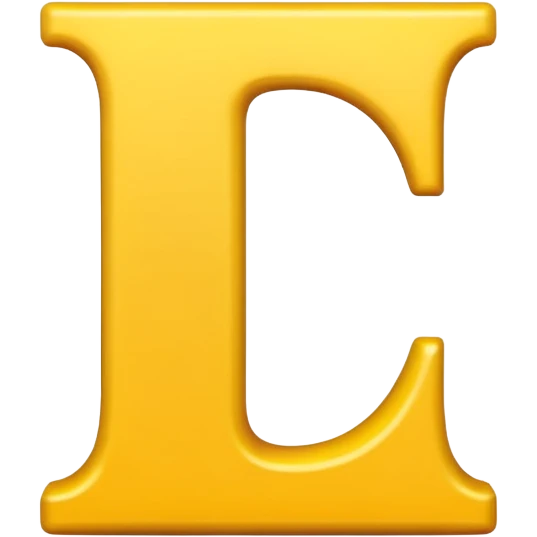 The letter “L” with a yellow background  emoji