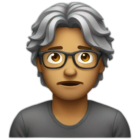 stressed designer emoji