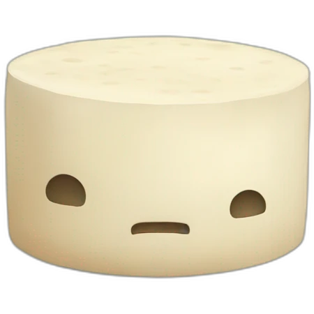 round tofu emoji