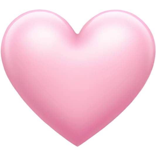 Baby pink heart emoji