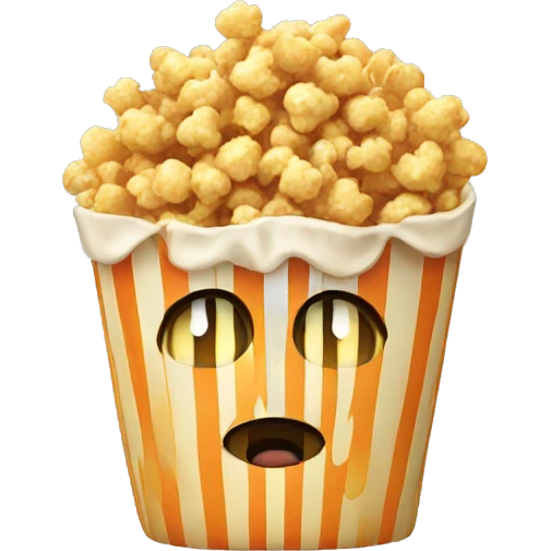 fried popcorn emoji