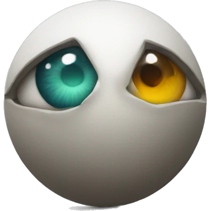 ball in eye emoji