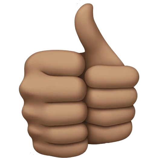 Thumbs up mirrored  emoji